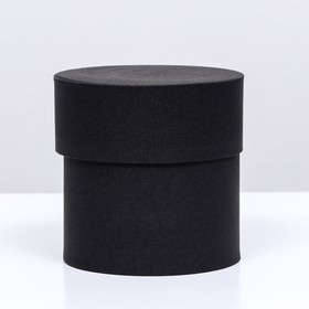 Шляпная коробка, черная, 10 х 10 см