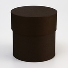 Шляпная коробка, тубус, чёрная, 10×10 см - Фото 5