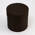 Шляпная коробка, тубус, чёрная, 13×13 см - Фото 6