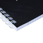 Блокнот А5, 80 листов на гребне "Seasons", обложка мелованный картон,матовая ламинация,3D лак, блок 60 г/м² - фото 24252495