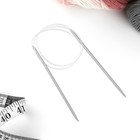 Спицы круговые, для вязания, с тефлоновым покрытием, с пластиковой леской, d = 3,5 мм, 80 см - фото 10720296