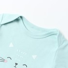 Боди детское, цвет ментол, рост 62 см - фото 25325797
