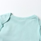 Боди детское, цвет ментол, рост 62 см - фото 25325801