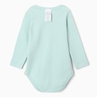 Боди детское, цвет ментол, рост 62 см - фото 25325802