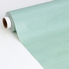 Клеёнка на стол Доляна «Мини», на нетканой основе, ширина 137 см, толщина 0.2 мм, рулон 20 м, зелёная - Фото 4