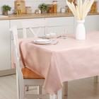 Клеёнка на стол на нетканой основе Доляна «Мини», ширина 137 см, рулон 20 м, общая толщина 0,2 мм, цвет розовый - фото 319759868