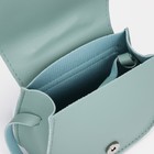 Сумка для девочки COLOR на длинном ремешке, ручка из бусин, на магните, зелёная - Фото 3