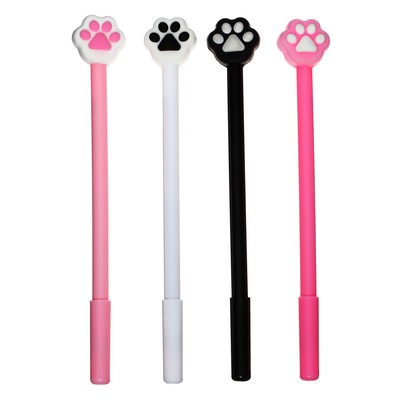 Ручка-прикол Calligrata «Кошачья лапка», чёрный стержень, гелевая, МИКС