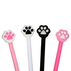 Ручка-прикол Calligrata «Кошачья лапка», чёрный стержень, гелевая, МИКС - Фото 4