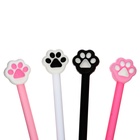 Ручка-прикол Calligrata «Кошачья лапка», чёрный стержень, гелевая, МИКС (комплект 12 шт) - фото 68118103