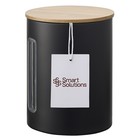 Набор банок для хранения Smart Solutions Kaffi, цвет чёрный, матовый, 1 л - Фото 5