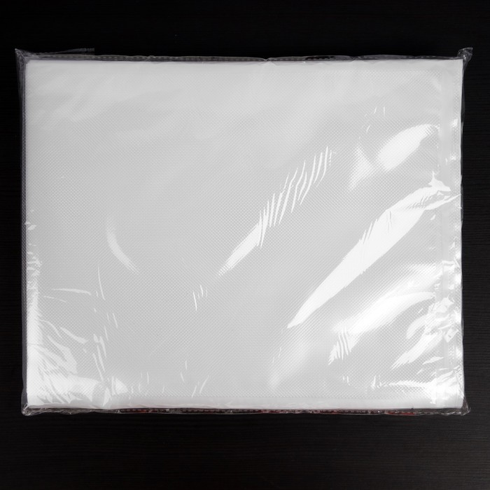 Набор пакетов для вакууматора Luazon, рифленые, 50 шт, 28 х 35 см - фото 1900479202