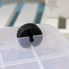 УЦЕНКА Контейнер для хранения БЕЗ КРЫШКИ «Hide box. Мишка», 50 л, 61×39×32 см, прямоугольный, прозрачный - Фото 5