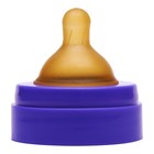 Бутылочка для кормления с широким горлом и латексной соской молочной, 250 мл - Фото 4