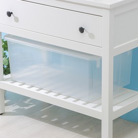УЦЕНКА Контейнер для хранения Porter, 50 л, 65.9×41.7×26 см, БЕЗ КРЫШКИ, прозрачный 9896579