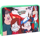 Папка для труда А4 с пеналом, на молнии, текстиль, «Гравити Фолз» - Фото 7