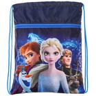 Мешок для обуви с карманом 420*350 мм, Холодное сердце (мягкий полиэстер, плотность 210D) - фото 24679615