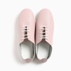 Полуботинки женские, размер 39, розовый - фото 27191789