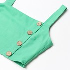 Костюм женский (юбка и топ) MIST Summer time, зелёный, размер 46 - фото 22508821