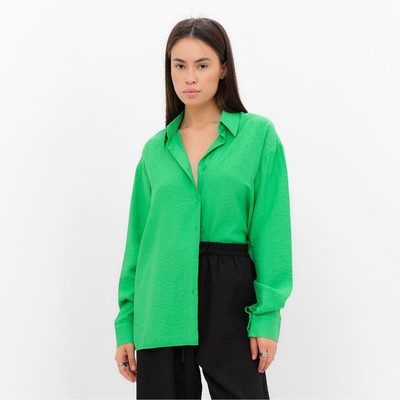 Рубашка женская MIST Summer time, размер 48, зелёный