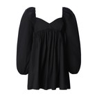 Платье женское MIST с объемными рукавами, черный, р.40-42 - Фото 7