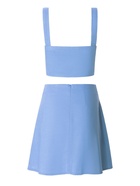 Костюм женский (юбка и топ) MIST Summer time, голубой, р. 48 9704422 - фото 14348733