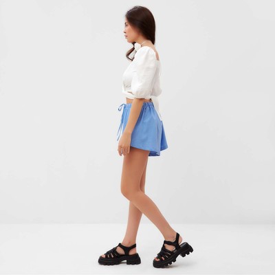 Шорты женские MIST Summer time, голубые, размер 44