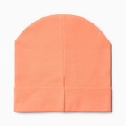 Шапка для девочки, цвет оранжевый, размер 54 - Фото 3