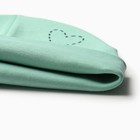 Шапка для девочки, цвет зеленый, размер 50 - Фото 2