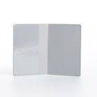 Обложка на паспорт, цвет серебряный (комплект 2 шт) - фото 24427620