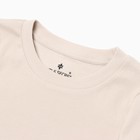 Футболка женская укороченная, цвет тёмно-кремовый, размер 44 (M) - Фото 6