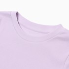 Футболка женская укороченная, цвет лаванда, размер 42 (S) - фото 43875952