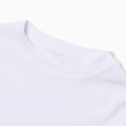 Футболка женская укороченная, цвет белый, размер 46 (L) - фото 50075588