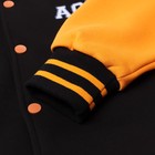 Бомбер мужской НАЧЁС, цвет чёрный, размер 50 (XL) - фото 24386496