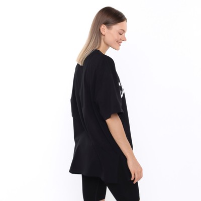 Футболка женская Little Secret, чёрная, размер OVERSIZE (42-46)