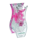 ваза стекло Калипсо 20*10 см декор талия бабочки - Фото 1