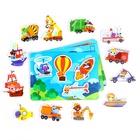 Развивающая игра на липучках «Изучаем транспорт» - Фото 3