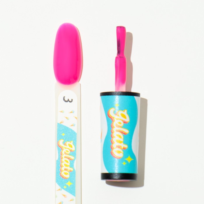 Гель лак ADRICOCO малиновый сироп Gelato №03, 8 мл 37656