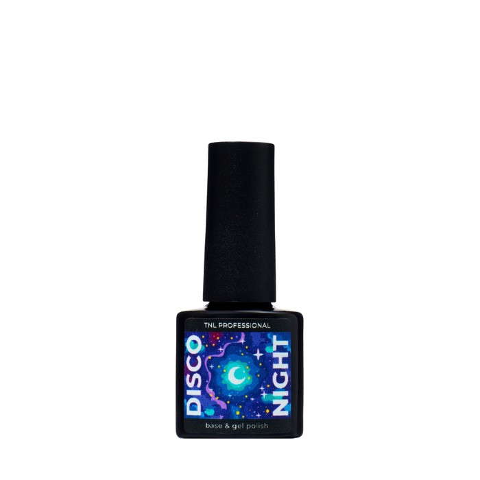 Гель лак TNL Professional с цветной неоновой слюдой Disco night блю кюрасао №1, 6 мл 37699
