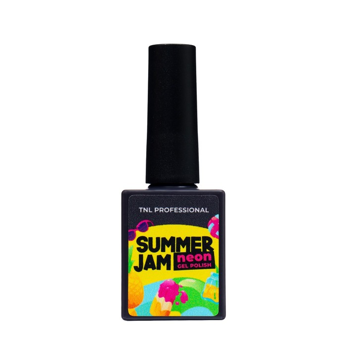 Гель лак TNL Neon Summer Jam неоновый лаймовый №04, 10 мл 37708