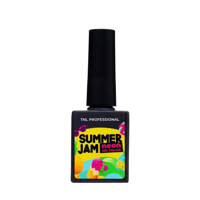 Гель лак TNL Neon Summer Jam неоновый малиновый №08, 10 мл 37712