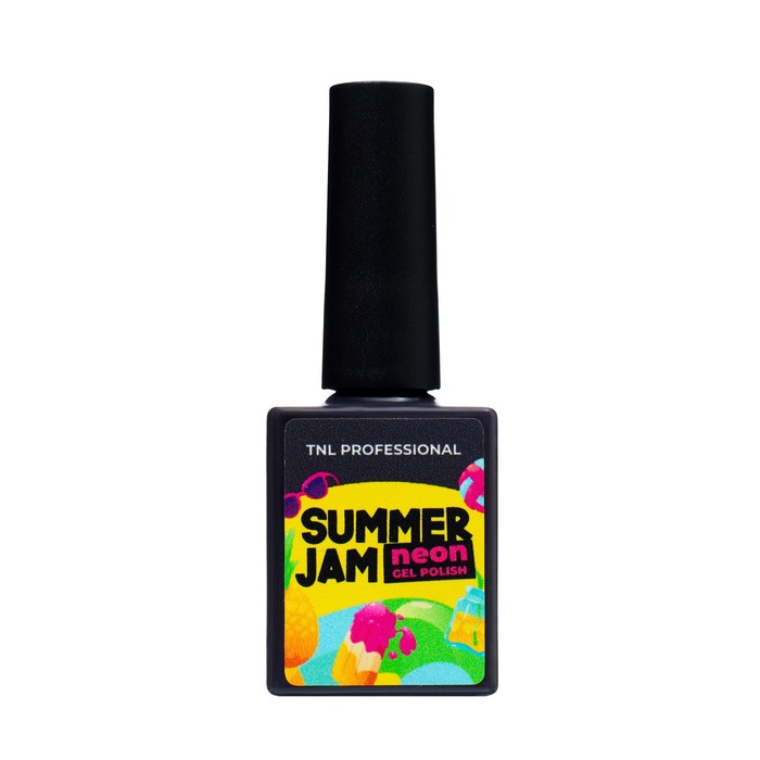 Гель лак TNL Neon Summer Jam неоновый арбуз №10, 10 мл 37714