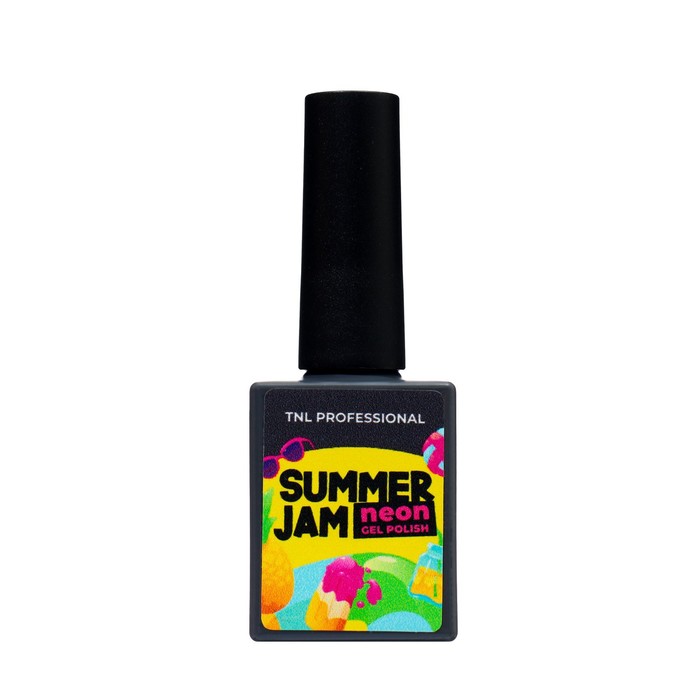 Гель лак TNL Neon Summer Jam неоновый яркокоралловый №11, 10 мл 37715