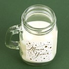 Ароматическая свеча в банке «Новый год: Тепла и уюта», ваниль, 7×8.5×5 см - Фото 6