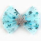 Бант заколка для волос новогодняя Princess, 11.5 х 11 см - Фото 3