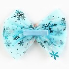 Бант заколка для волос новогодняя Princess, 11.5 х 11 см - Фото 4