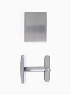 Набор мужской «Запонки + Зажим для галстука» классика, цвет серебро - фото 60928101