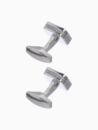 Запонки медные «Квадрат» классический, синие в серебре - Фото 3