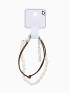 Браслеты на ногу «Ракушки», набор 2 шт. L=28 см, белые, коричневый в серебре - Фото 7