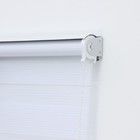 Штора рулонная «День-ночь» с люрексом, 60×180 см (с учётом креплений 3.5 см), белая - Фото 3